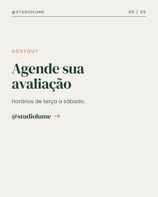 Slide de cta publicado no feed