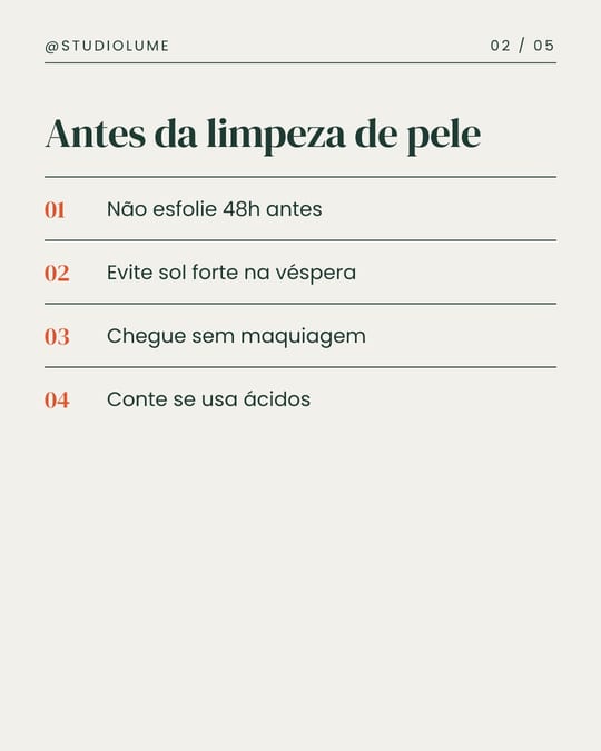 Slide de lista no estilo Editorial