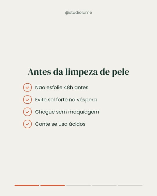 Slide de lista no estilo Minimalista